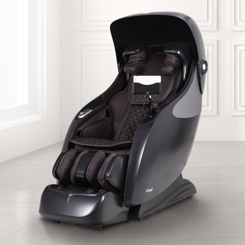 Fauteuil de massage Ai Xrest 4D +, Similicuir noir, Noir