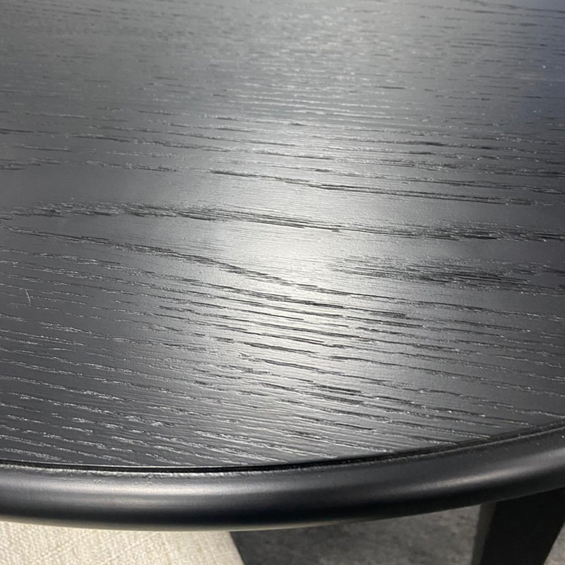 Ensemble de salle à manger 5 pièces Vivienne - Table noire avec chaise noire