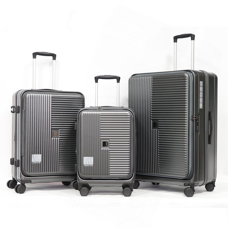 Luggage,with front opening,TSA approved lock,hardshell suitcase