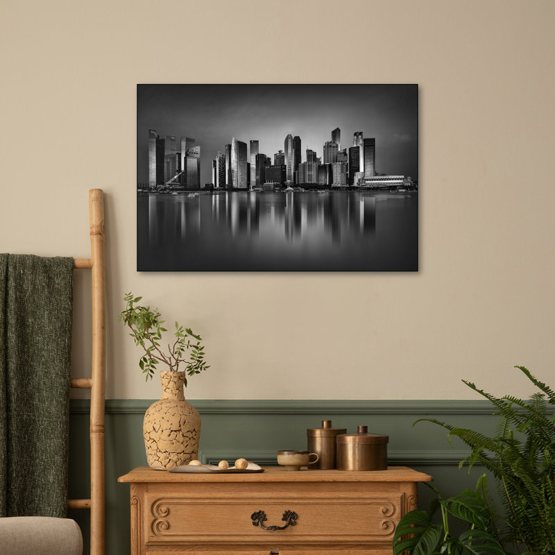 Reproduction d'art mural, toile de Ste Stexix, "Marina Skyline" par Ahmad Thabet