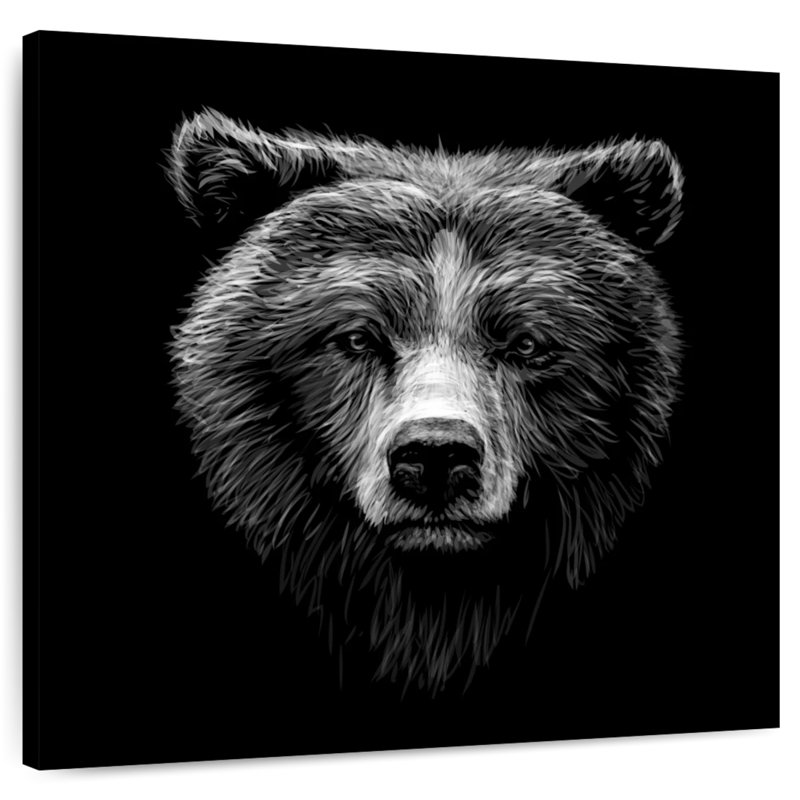 Brampt Grizzly Bear Face