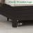 Tryston Wood King Bed Frame with LED Headboard, Black-1188529518-1188529514