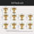 Gold Vases For Table Centerpieces, Mini Metal Gold Flower Vase-987159249