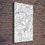 Zentangle Background - Wrapped Canvas Print