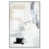 White Floater Framed