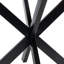 Charleena Round Solid Wood Top Metal Base Dining Table-1195544778