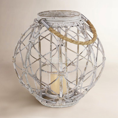 Rattan Lantern Candle Holder
