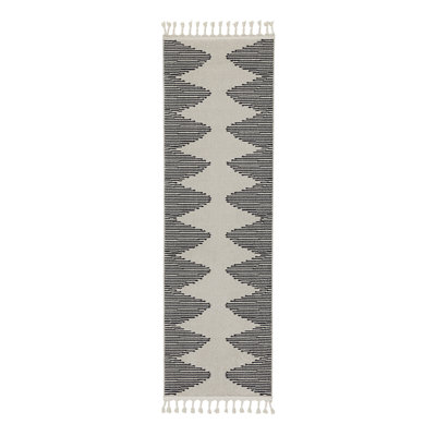 Loop-De-Loop Geometric Synthetic Area Rug