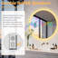 Deovion Round LED Mirror with Bluetooth