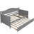 Twin Wooden Daybed With Trundle Bed-1776815119