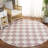 Kirshon Ebony Hand Tufted Wool Pile Checkered Rug-1935498375