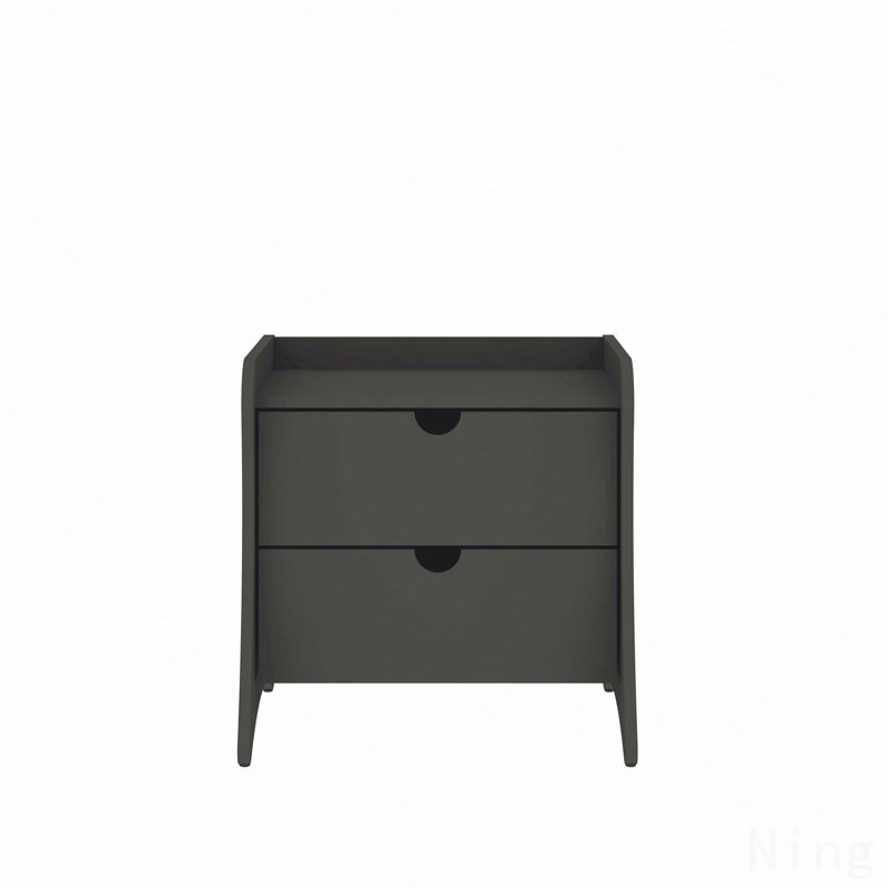 Nightstand, Charcoal Gray