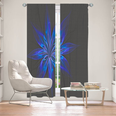 Paire de rideaux obscurcissant en polyester Dason