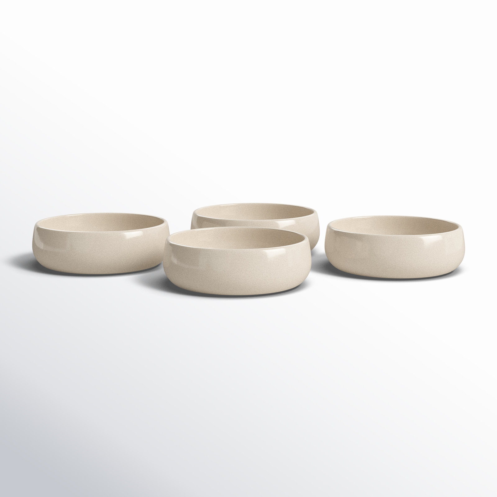Borgen Stoneware Dessert Bowl, Muslin