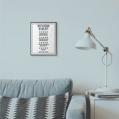 « five star cuisine room », impression sur toile