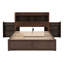 Lit plateforme double, 2 tiroirs, lit gigogne simple et tablettes coulissantes - à construire avec tablettes et tiroirs