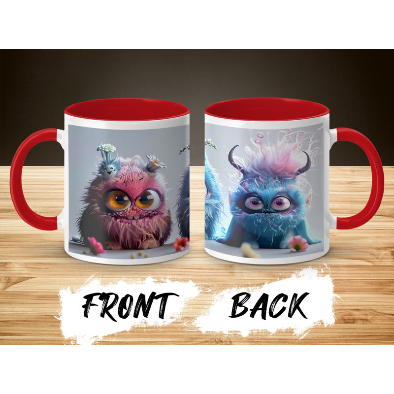 Ceramic Coffee Mug, Red