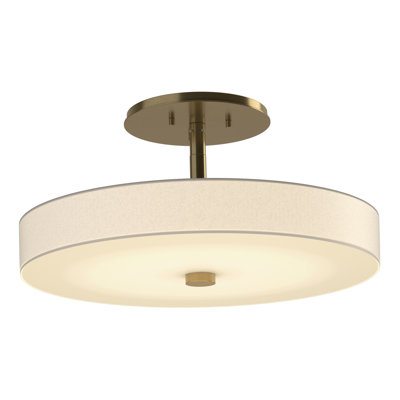 Plafonnier semi-encastré à DEL 1 lumière Disq