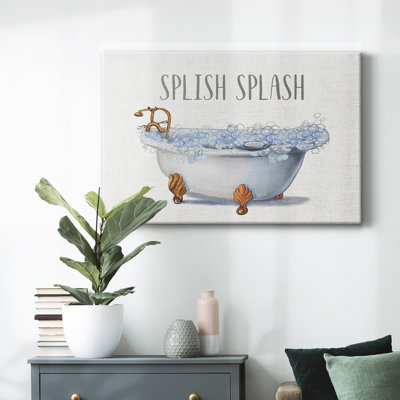 Splish Splash-Gallery Wrapped Canvas
