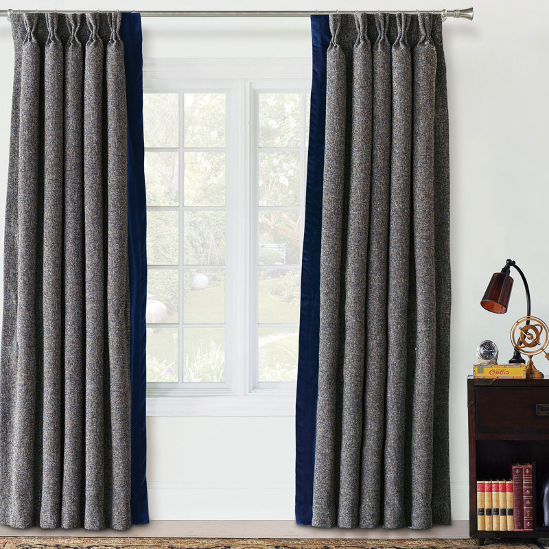Arthur Blackout Curtain Single Panel, 20" W x 84" L, Left