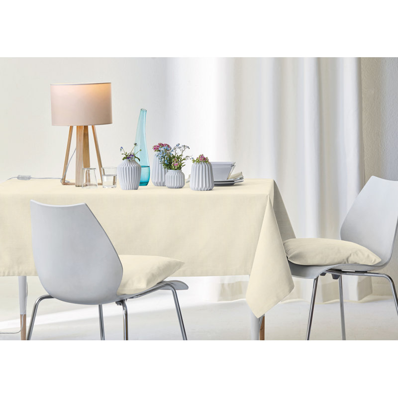Square Throw Cushion, 40cm H x 40cm W x 5cm D, Cream