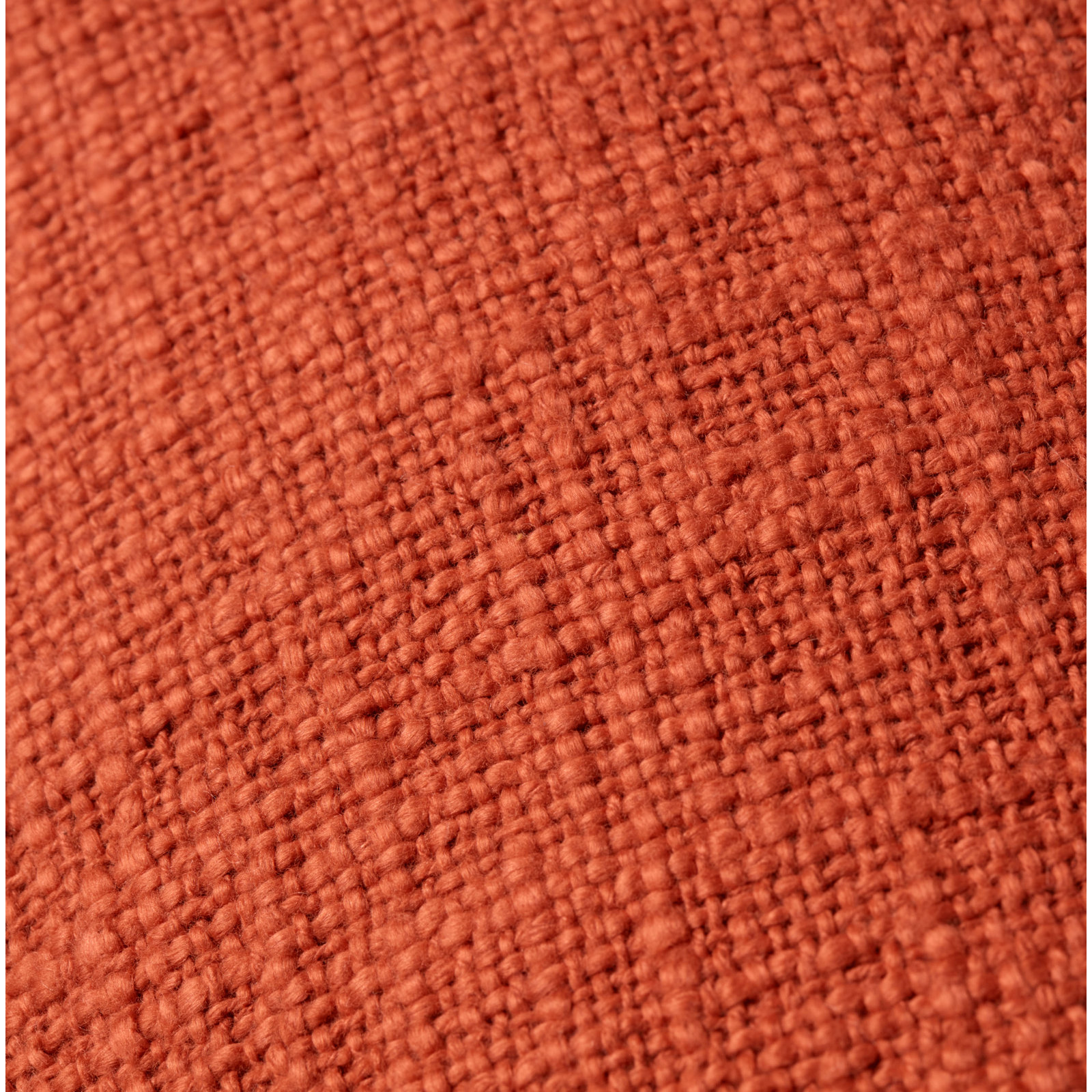Fernande Cotton Pillow Cover, 22" H x 22" W x 1" D, Orange, No Fill