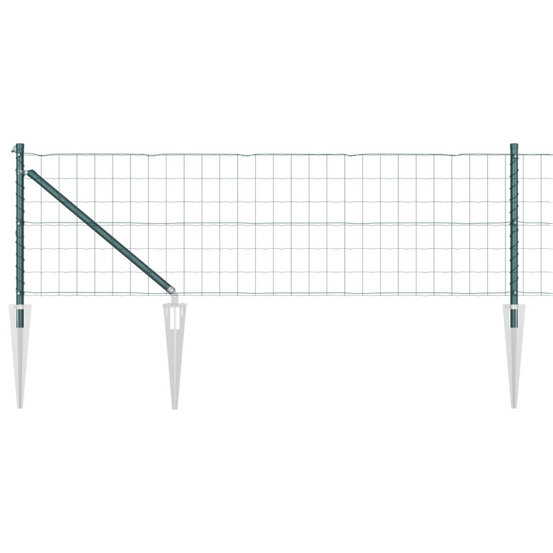 Border Fencing, Green, 40 x 1000 x 0.2 cm