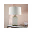 Cyprus 25.26" Antique Brass/White Table Lamp