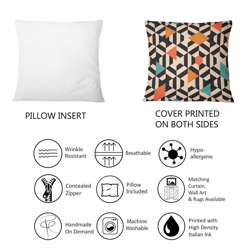 Geometric Throw Pillow