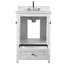 Meuble-lavabo simple 25 po Alltawanna avec plateau en quartz-1853159684