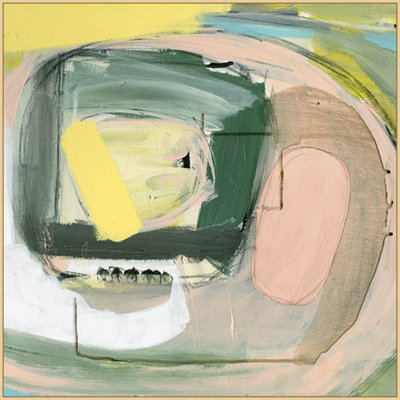 «Balance Of Color 2» par Lillian August - peinture sur toile encadrée