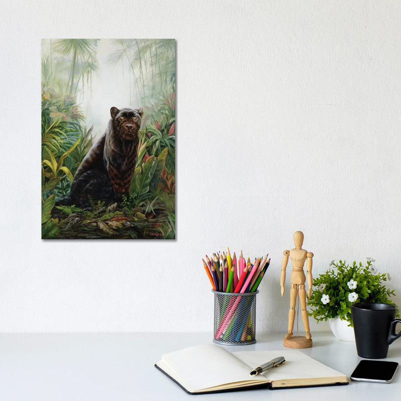 Jungle Shadow 1 Piece Wrapped Canvas Painting, 20.32 cm H x 30.48 cm W