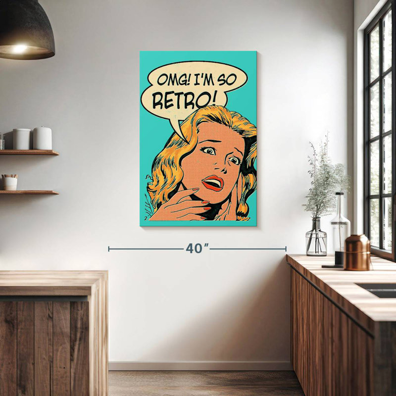 Keiraleigh OMG I'm So Retro, 39" H x 26" W