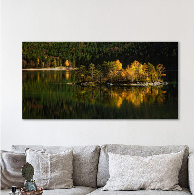 « nature art color iii », reproduction de photo sur toile tendue, H 24 po x l 48 po x P 1,5 po