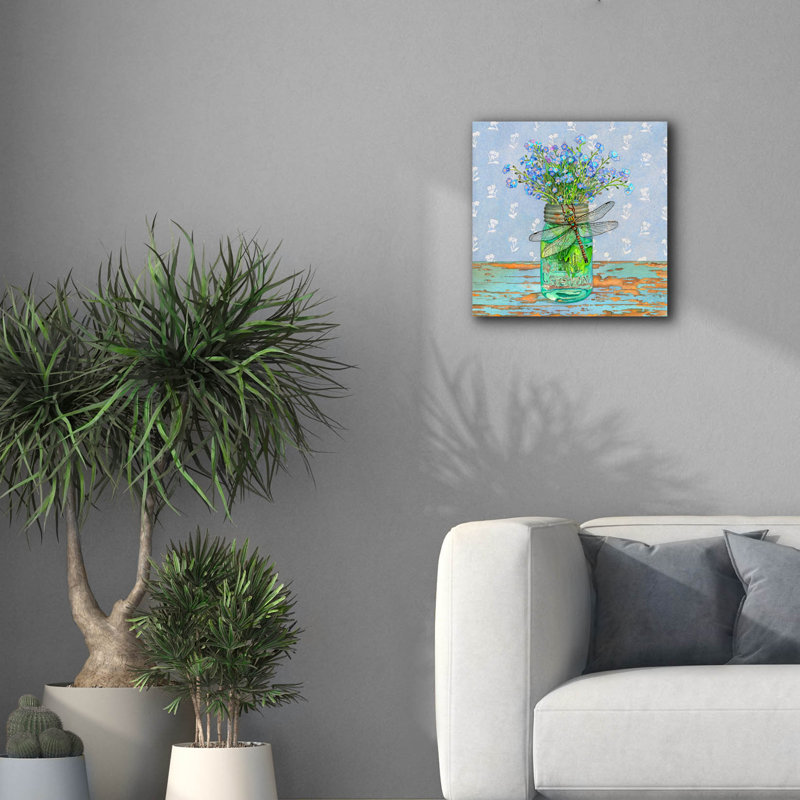 Toile épique Graffiti «Forget-me-not» par Marvindale, 18 po x 18 po, H 18 po x l 18 po