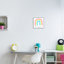 Art mural personnalisé pastel arc-en-ciel doux cmw-039-526012435-526012445-526031825