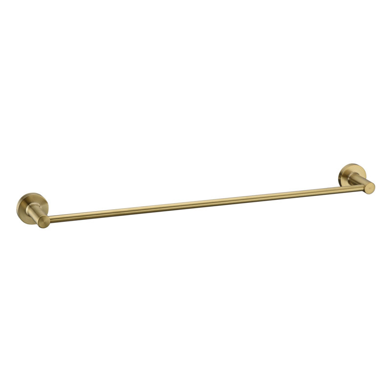 Kree Collection 24" Wall Mounted Towel Bar Rack - Brushed Gold, Brushed Gold