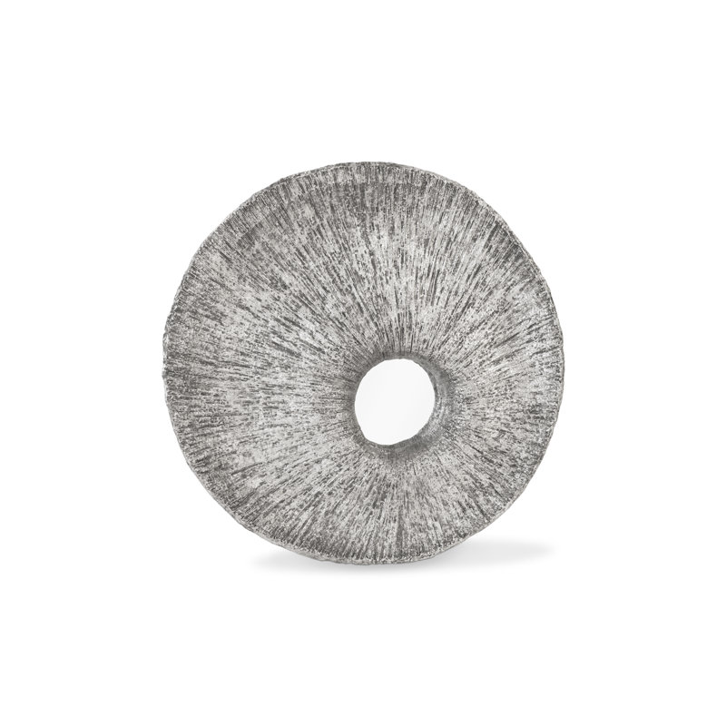 Dimensional Convergence Coastal Accent Mirror, Silver Leaf