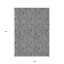 Tapis extérieur lavable floral gris et argent 9 'X 12'