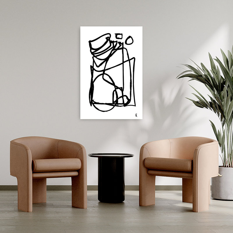Art contemporain contemporain abstrait, H 36 po x l 24 po
