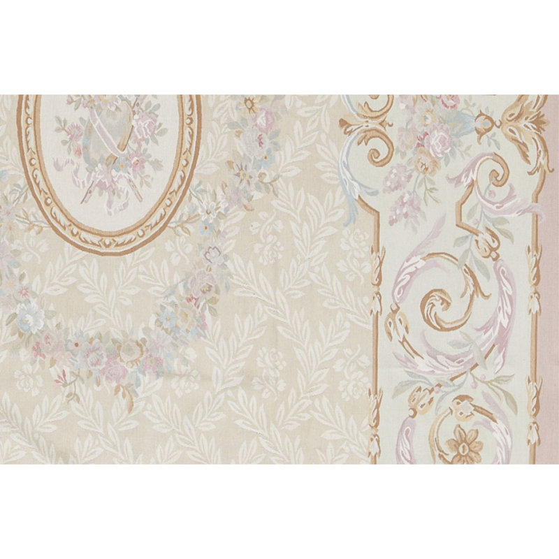 Aubusson Renaissance Wool Oriental Area Rug