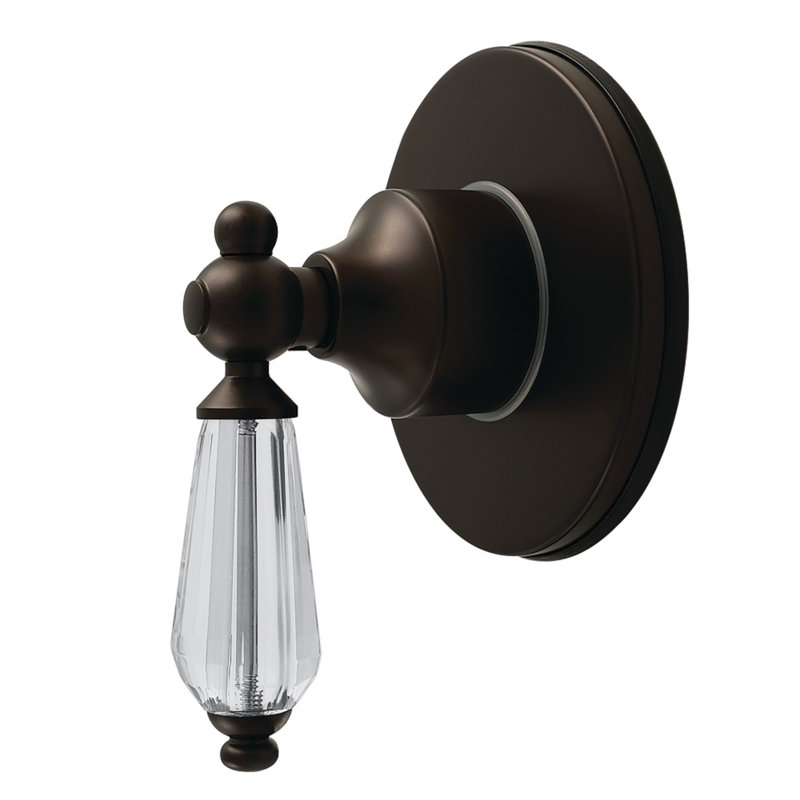 Kingston Brass Willshire Single-Handle Wall Mount Six-Way Diverter Valve with Trim Kit, Oil Rubbed Bronze