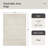 Stain Resistant Striped Solid Color Washable Rug(Beige)-399018216