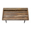 Bureau d'ordinateur, bureau personnel, ordinateur portable, tablettes de rangement, L 48 po, travail, stratifié brun, métal noir, contemporain, moderne-36846950
