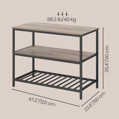 Riggle 47.2'' Wide Kitchen Island