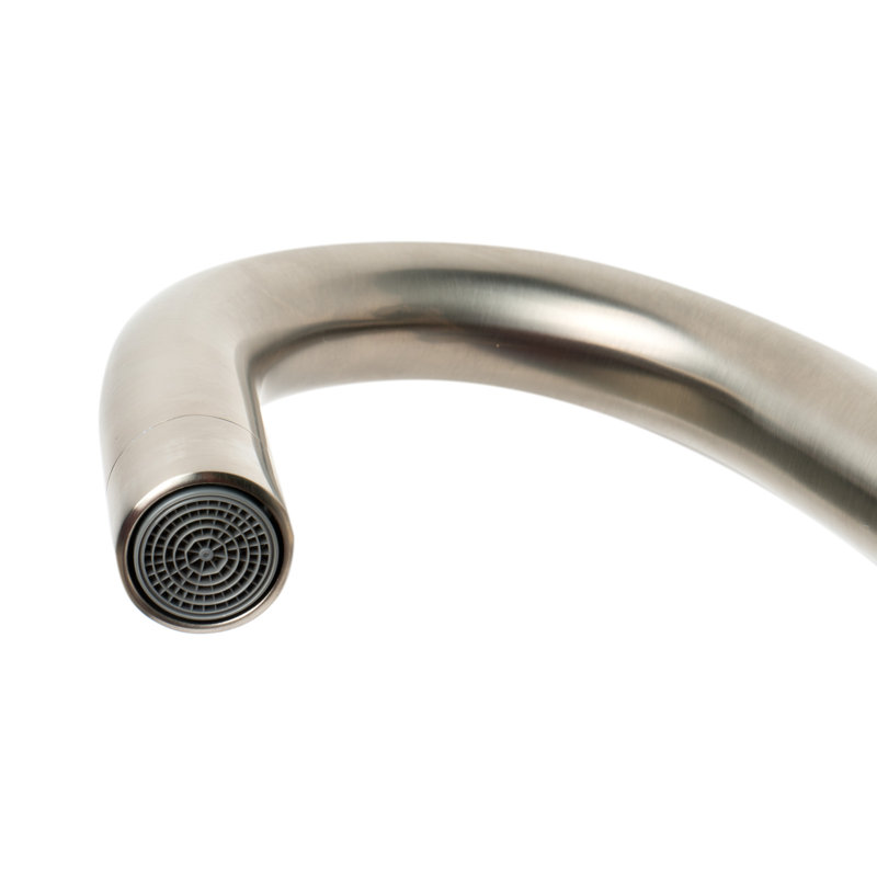 Robinet de salle de bain à centre, Nickel brossé