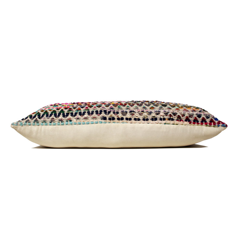 Housse de coussin Boho, polyester, H 14 po x l 36 po