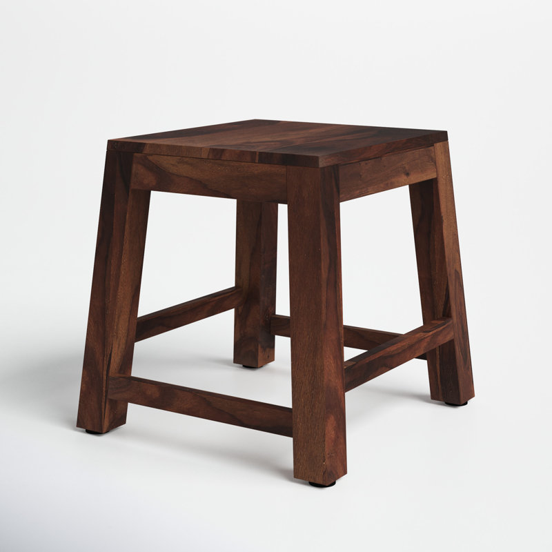 Shea Solid Wood Accent Stool