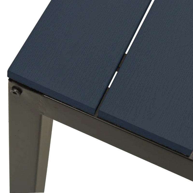 Aneshka Outdoor Bench, Black