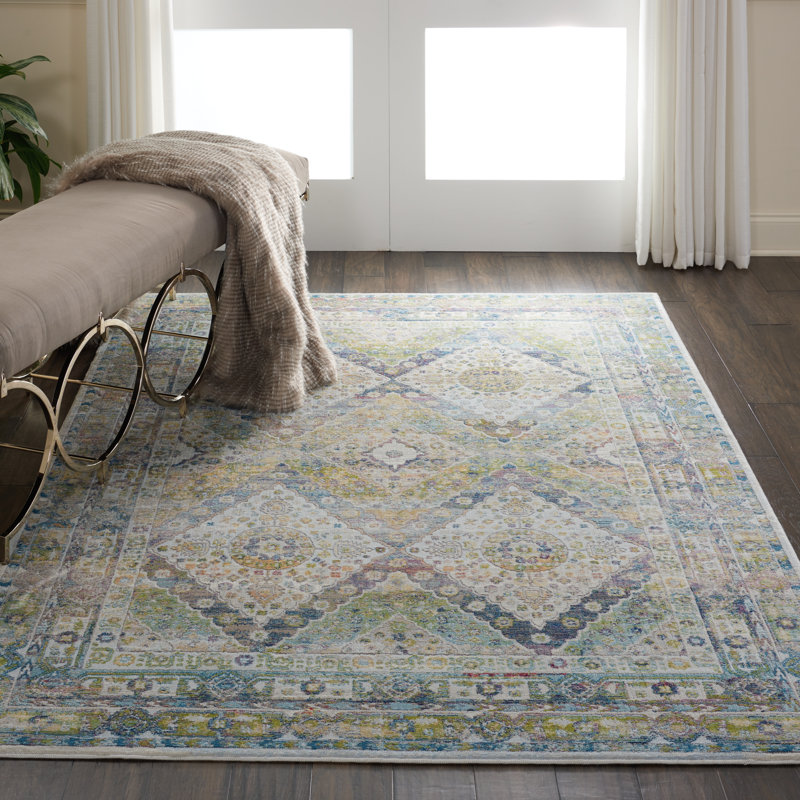 Goldrick Oriental Area Rug, Rectangle 122 x 183cm